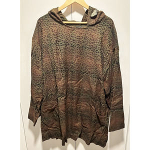 NEEDLES PULLOVER PARKA JACQUARD LEOPARD